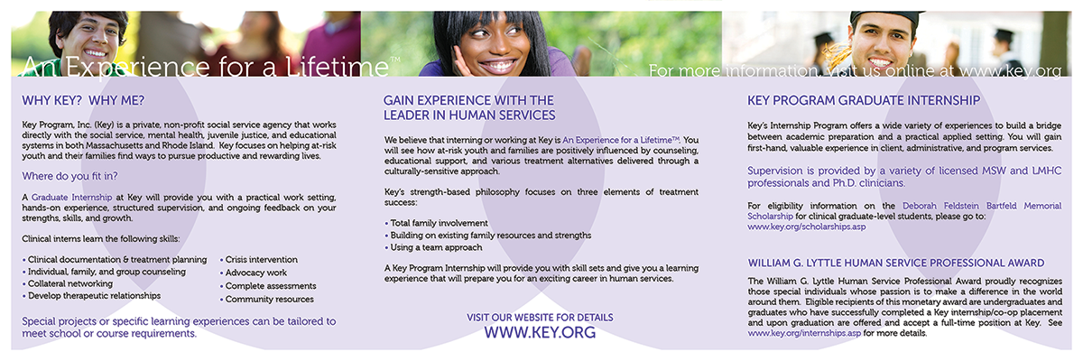 Key Graduate Internship Brochure Interior